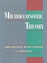 Microeconomic Theory By Andreu Mas-Colell With Key
