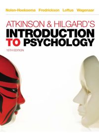 Introduction to Psychology By Atkinson and Hilgard 15th Edition