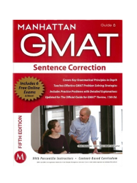 The Sentence Correction Guide 5th Edition