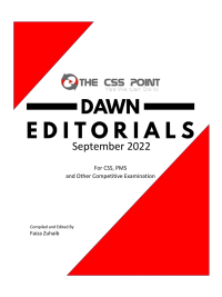 DAWN Editorials September 2022 Issue