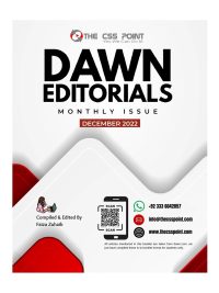 Dawn Editorials December 2022 Monthly Issue